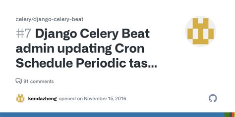 django celery beat crontab.